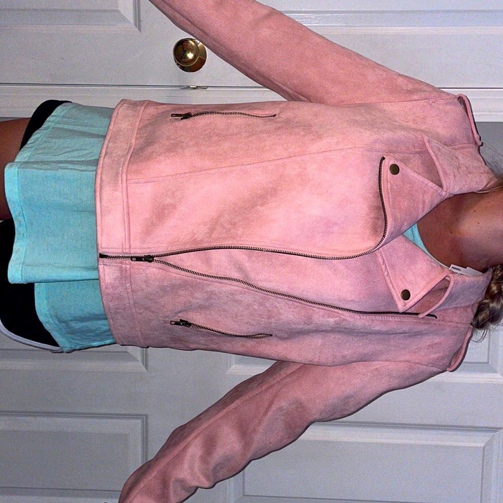 JUSTFAB stylish suede blazer/ jacket